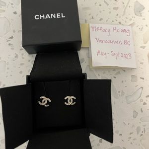 Chanel stud earrings